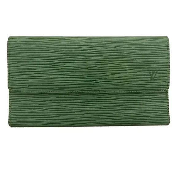 Auth Louis Vuitton Epi Porte Tresor International Leather Trifold Long Wallet - Picture 9 of 11